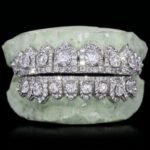 SSS Galaxy set Honeymoon diamond pointers Round cutWS Moissanite diamonds Perm/Deep Cut set S925 filled14k solid gold grillz Molded oral tooth gems accessorries