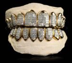 SSS Princes Cut Invisible Setting Diamond Icedout VVSMoissanite diamonds Perm/Deep Cut set S925 filled 14ksolid gold grillz Molded oral tooth gems accessorries - Image 4