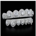 SSS Galaxy set Honeymoon diamond pointers Round cutWS Moissanite diamonds Perm/Deep Cut set S925 filled14k solid gold grillz Molded oral tooth gems accessorries - Image 3