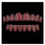 SSS Honeycombs colors diamond grillz set vwvs diamondcut multi color WVS Moissanite diamonds Perm/Deep Cutset S925 filled 14k solid gold grillz Molded oral toothgems accessorries - Image 2