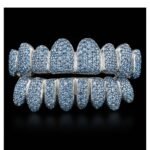 SSS Honeycombs colors diamond grillz set vwvs diamondcut multi color WVS Moissanite diamonds Perm/Deep Cutset S925 filled 14k solid gold grillz Molded oral toothgems accessorries - Image 4