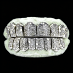 SSS Princes Cut Invisible Setting Diamond Icedout VVSMoissanite diamonds Perm/Deep Cut set S925 filled 14ksolid gold grillz Molded oral tooth gems accessorries