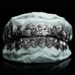 SSS Roses cut set roses charm Perm/deep solid gold grillzset S925 Filled 14k solid dental gold customized moldedTooth Gem Oral accessories.