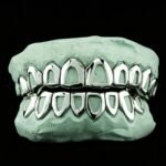 SSS Custom Open face plain Solid gold Grillz set S925Filled 14k solid dental gold customized molded ToothGem Oral accessories.
